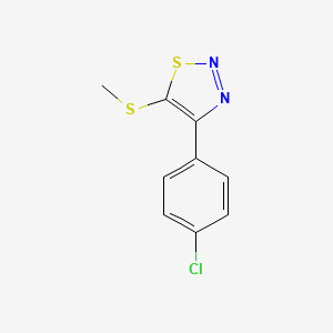 4-(4-Chlorophenyl)-5-(methylsulfanyl)-1,2,3-thiadiazole