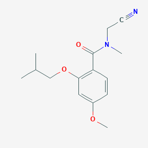 N-(cyanomethyl)-4-methoxy-N-methyl-2-(2-methylpropoxy)benzamide