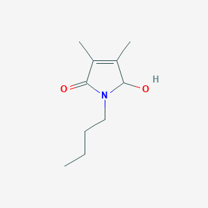 molecular formula C10H17NO2 B276911 1-butyl-5-hydroxy-3,4-dimethyl-1,5-dihydro-2H-pyrrol-2-one 