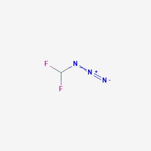 molecular formula CHF2N3 B2769113 Difluoromethyl azide 1.2 M solution in DME CAS No. 41796-84-3