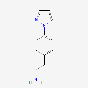 2-[4-(1H-pyrazol-1-yl)phenyl]ethanamine