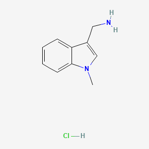molecular formula C10H13ClN2 B2769138 (1-甲基-1H-吲哚-3-基)甲胺盐酸盐 CAS No. 1417634-73-1