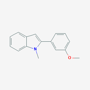 molecular formula C16H15NO B276919 2-(3-methoxyphenyl)-1-methyl-1H-indole 