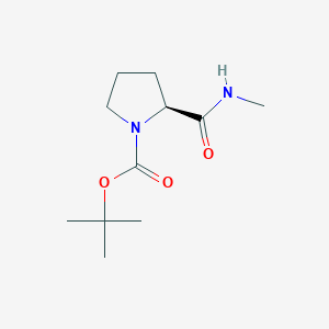 molecular formula C11H20N2O3 B2769194 (S)-1-Boc-N-methylpyrrolidine-2-carboxamide CAS No. 74360-79-5