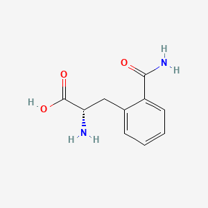 molecular formula C10H12N2O3 B2769215 (S)-2-Amino-3-(2-carbamoylphenyl)propanoic acid CAS No. 959581-86-3