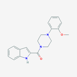 molecular formula C20H21N3O2 B276926 1H-indol-2-yl-[4-(2-methoxyphenyl)piperazin-1-yl]methanone 