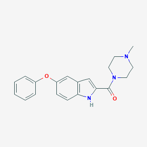 (4-methylpiperazin-1-yl)(5-phenoxy-1H-indol-2-yl)methanone