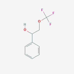 molecular formula C9H9F3O2 B2769303 1-苯基-2-(三氟甲氧基)乙醇 CAS No. 1171146-29-4