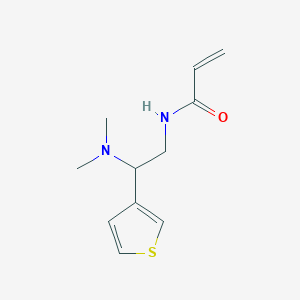 N-[2-(dimethylamino)-2-(thiophen-3-yl)ethyl]prop-2-enamide