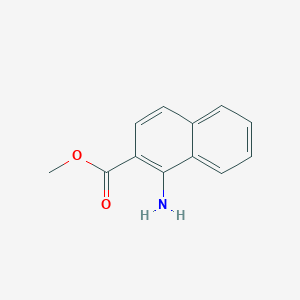molecular formula C12H11NO2 B2769338 甲基-1-氨基萘-2-甲酸酯 CAS No. 35092-83-2