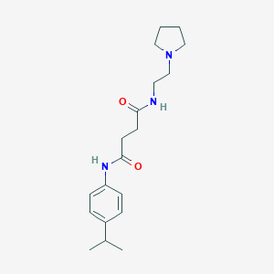 N~1~-(4-isopropylphenyl)-N~4~-[2-(1-pyrrolidinyl)ethyl]succinamide