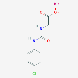 molecular formula C9H8ClKN2O3 B2769356 钾;2-[(4-氯苯基)氨甲酰基]乙酸盐 CAS No. 2377035-97-5