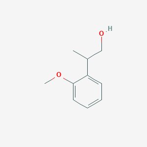 molecular formula C10H14O2 B2769393 2-(2-Methoxyphenyl)propan-1-ol CAS No. 94013-66-8