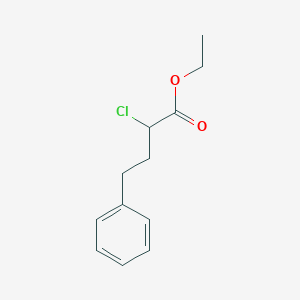 molecular formula C12H15ClO2 B2769396 2-氯-4-苯基丁酸乙酯 CAS No. 27356-99-6