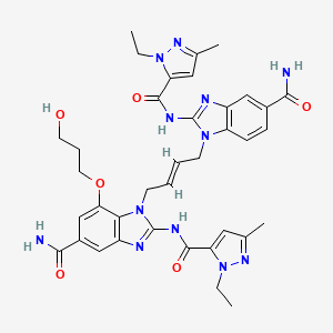 molecular formula C37H42N12O6 B2769397 STING agonist-3 CAS No. 2138299-29-1