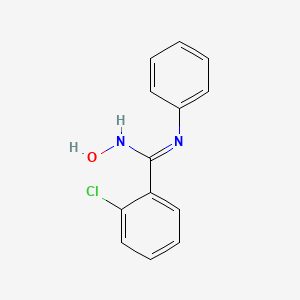 2-chloro-N'-hydroxy-N-phenylbenzenecarboximidamide