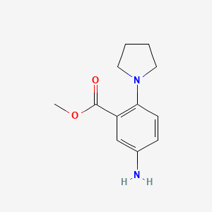 Methyl 5-amino-2-(pyrrolidin-1-yl)benzoate