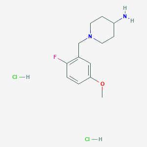 1-(2-Fluoro-5-methoxybenzyl)piperidin-4-amine dihydrochloride