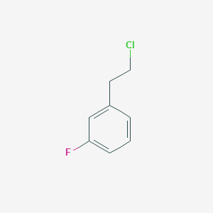 Benzene, 1-(2-chloroethyl)-3-fluoro-
