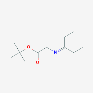 tert-Butyl 2-[(pentan-3-ylidene)amino]acetate