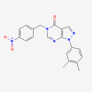 1-(3,4-dimethylphenyl)-5-(4-nitrobenzyl)-1H-pyrazolo[3,4-d]pyrimidin-4(5H)-one