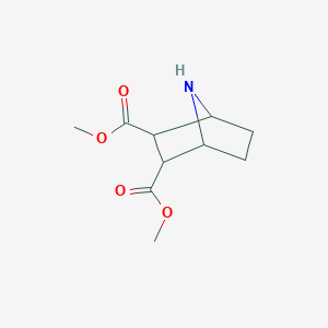 molecular formula C10H15NO4 B2769636 2,3-二甲基 7-氮杂双环[2.2.1]庚烷-2,3-二羧酸酯 CAS No. 1393477-05-8
