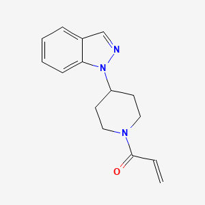 1-(4-Indazol-1-ylpiperidin-1-yl)prop-2-en-1-one
