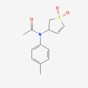N-(1,1-dioxo(3-2,3-dihydrothienyl))-N-(4-methylphenyl)acetamide
