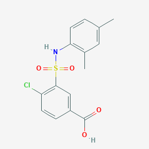 4-Chloro-3-[(2,4-dimethylphenyl)sulfamoyl]benzoic acid