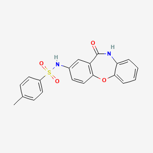 4-methyl-N-(11-oxo-10,11-dihydrodibenzo[b,f][1,4]oxazepin-2-yl)benzenesulfonamide