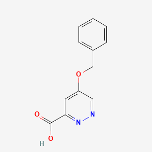 molecular formula C12H10N2O3 B2769693 5-(苄氧基)吡啶并[3,2-c]噁唑-3-甲酸 CAS No. 2155875-05-9