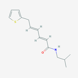 molecular formula C14H19NOS B2769740 (2E,4E)-N-Isobutyl-6-(2-thienyl)hexa-2,4-dienamide CAS No. 32514-01-5