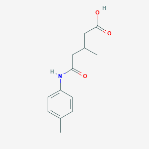 3-Methyl-5-(4-methylanilino)-5-oxopentanoic acid