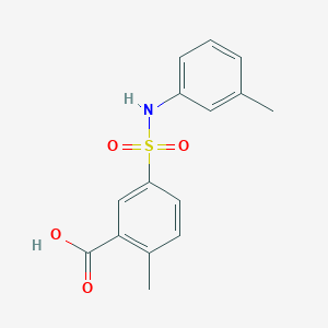 2-methyl-5-[(3-methylphenyl)sulfamoyl]benzoic Acid
