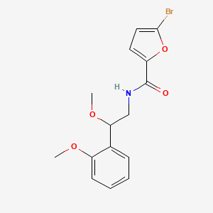 molecular formula C15H16BrNO4 B2769832 5-bromo-N-(2-methoxy-2-(2-methoxyphenyl)ethyl)furan-2-carboxamide CAS No. 1795472-19-3