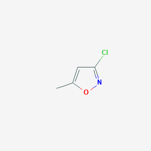 molecular formula C4H4ClNO B2769856 3-Chloro-5-methylisoxazole CAS No. 54536-85-5