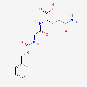 molecular formula C15H19N3O6 B2769871 Z-Gly-gln-OH CAS No. 6154-39-8