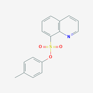 molecular formula C16H13NO3S B276988 4-Methylphenyl 8-quinolinesulfonate 