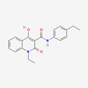 1-ethyl-N-(4-ethylphenyl)-4-hydroxy-2-oxo-1,2-dihydroquinoline-3-carboxamide