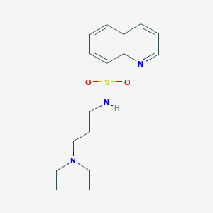 N-[3-(diethylamino)propyl]-8-quinolinesulfonamide