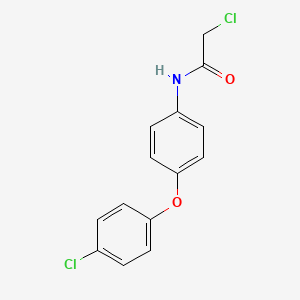 molecular formula C14H11Cl2NO2 B2769945 2-chloro-N-[4-(4-chlorophenoxy)phenyl]acetamide CAS No. 36160-92-6