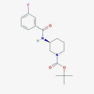 (S)-tert-Butyl 3-[(3-fluorobenzene)carbonylamino]piperidine-1-carboxylate