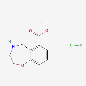 Methyl 2,3,4,5-tetrahydro-1,4-benzoxazepine-6-carboxylate hydrochloride
