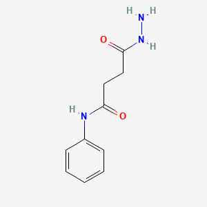 molecular formula C10H13N3O2 B2770001 4-hydrazino-4-oxo-N-phenylbutanamide CAS No. 314766-04-6