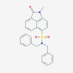 N,N-dibenzyl-1-methyl-2-oxo-1,2-dihydrobenzo[cd]indole-6-sulfonamide