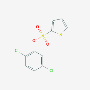 molecular formula C10H6Cl2O3S2 B277007 2,5-Dichlorophenyl 2-thiophenesulfonate 