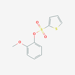 molecular formula C11H10O4S2 B277008 2-Methoxyphenyl 2-thiophenesulfonate 