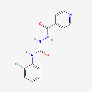 molecular formula C13H11ClN4O2 B2770089 4-(2-氯苯基)-1-(4-吡啶甲酰)脲肼 CAS No. 904755-29-9