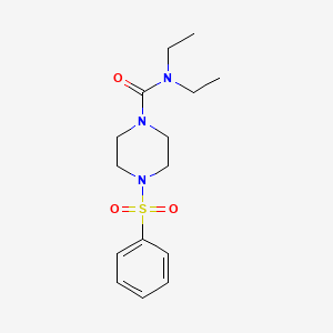 N,N-diethyl-4-(phenylsulfonyl)piperazine-1-carboxamide