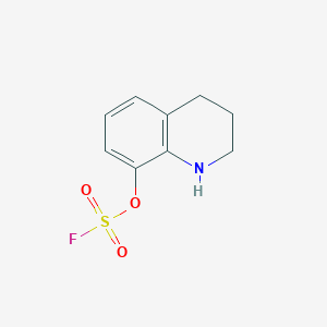 molecular formula C9H10FNO3S B2770110 8-氟磺酰氧基-1,2,3,4-四氢喹啉 CAS No. 2411312-91-7